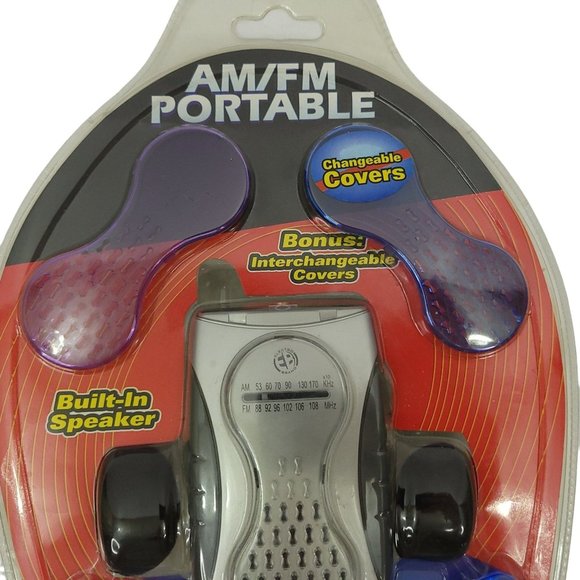 Electro Brand AM FM Portable Radio Model 844 Speaker Headphones New Old Stock - Picture 3 of 11